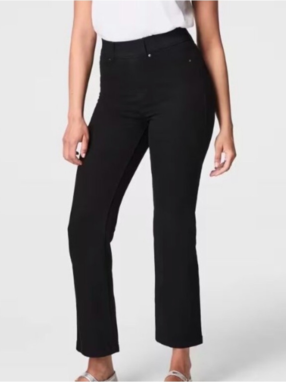 Never Worn! SPANX EveryWear Pull-On Kick Flare Cropped 5-pocket Jeans